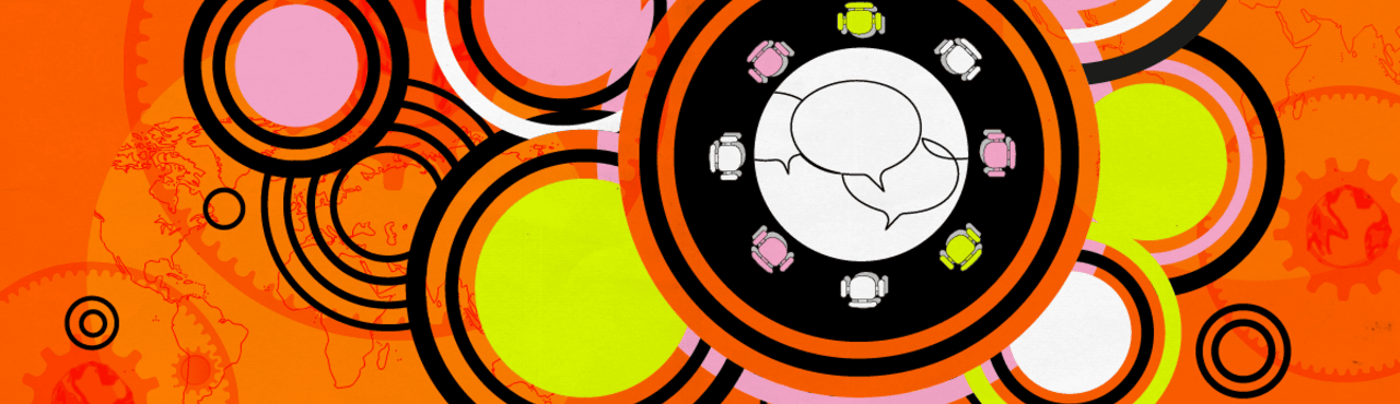 graphic depicting quote bubbles for a featured aseptic fill-finish article