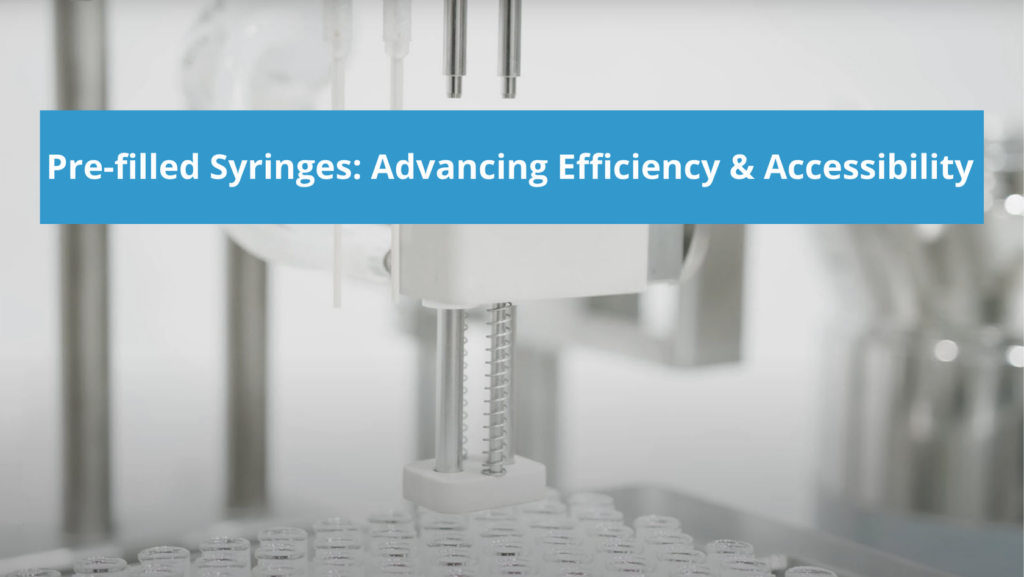 AST pre-filled syringe technology being used in a life sciences bio pharmaceutical setting